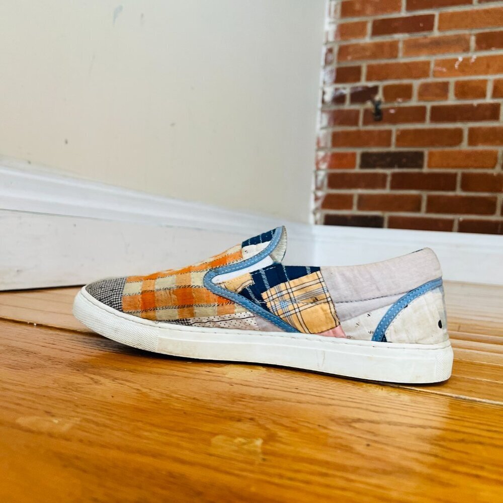 Farewell Frances Vintage Quilted Blanket Shoes Sneakers Size 8 - Picture 5 of 9